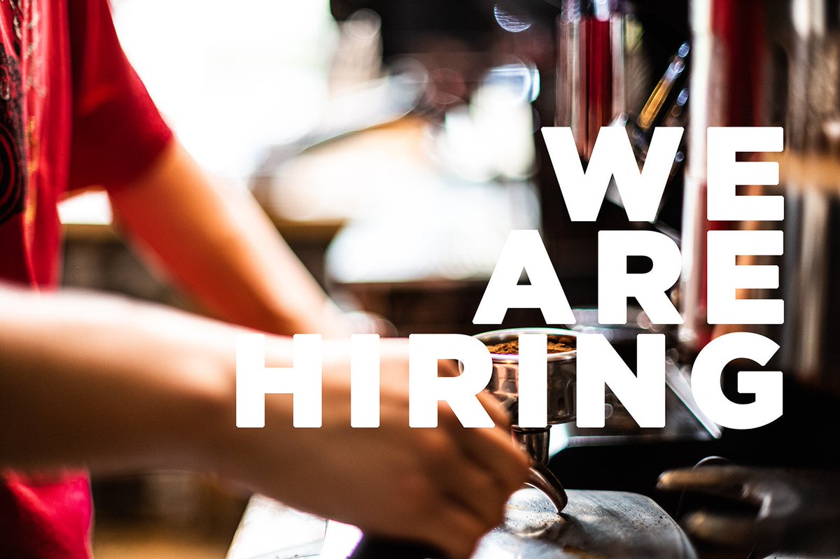 We are hiring! 
Full time barista @ our Stockbridge cafe. email edyta@artisanroast.co.uk