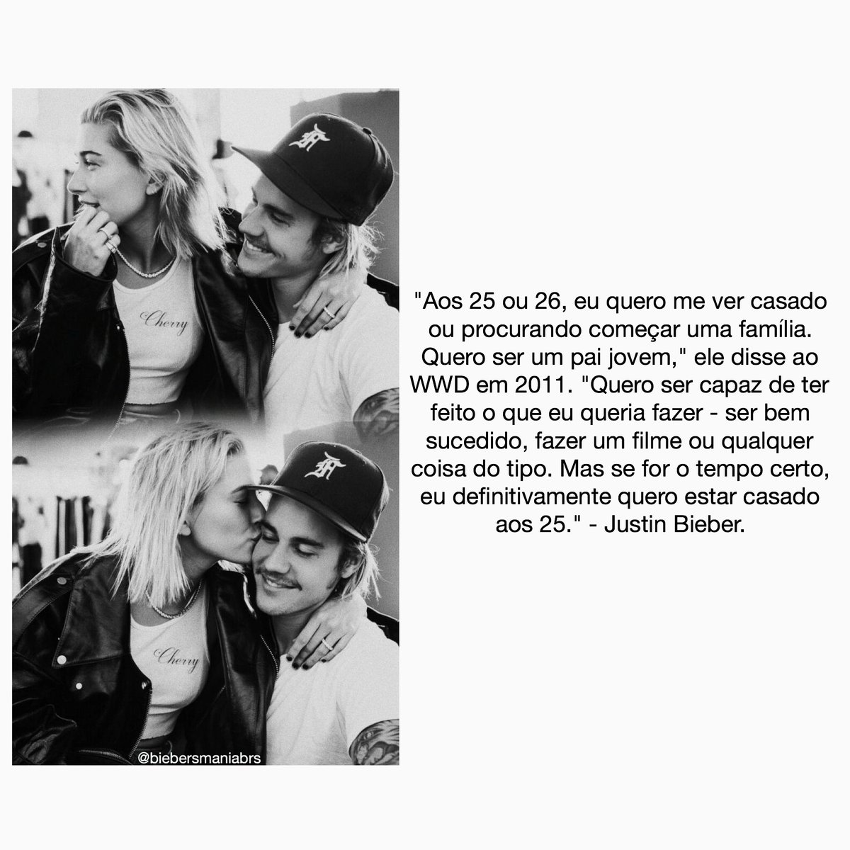 hometojack's tweet photo. “Mas se for o tempo certo, eu definitivamente quero estar casado aos 25 (anos)” - Justin Bieber." 

VCS NAO TINHAM ESSE DIREITO DE FAZER ISSO COMIGO

#BiebersWedding https://t.co/y5dpxXNgxM