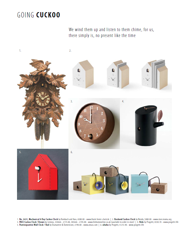 SaltsMill's tweet photo. Dark mornings dragging you down? Get something fun to wake you up! The latest NOTES magazine is full of #cuckooclock #inspo inc the Pace Cuckoo clock by Lemnos, available to order at The Home here at Salts. Thanks NOTES &amp; @one17design for including us. #wakeywakey #clocks https://t.co/0QZWzw4WgS