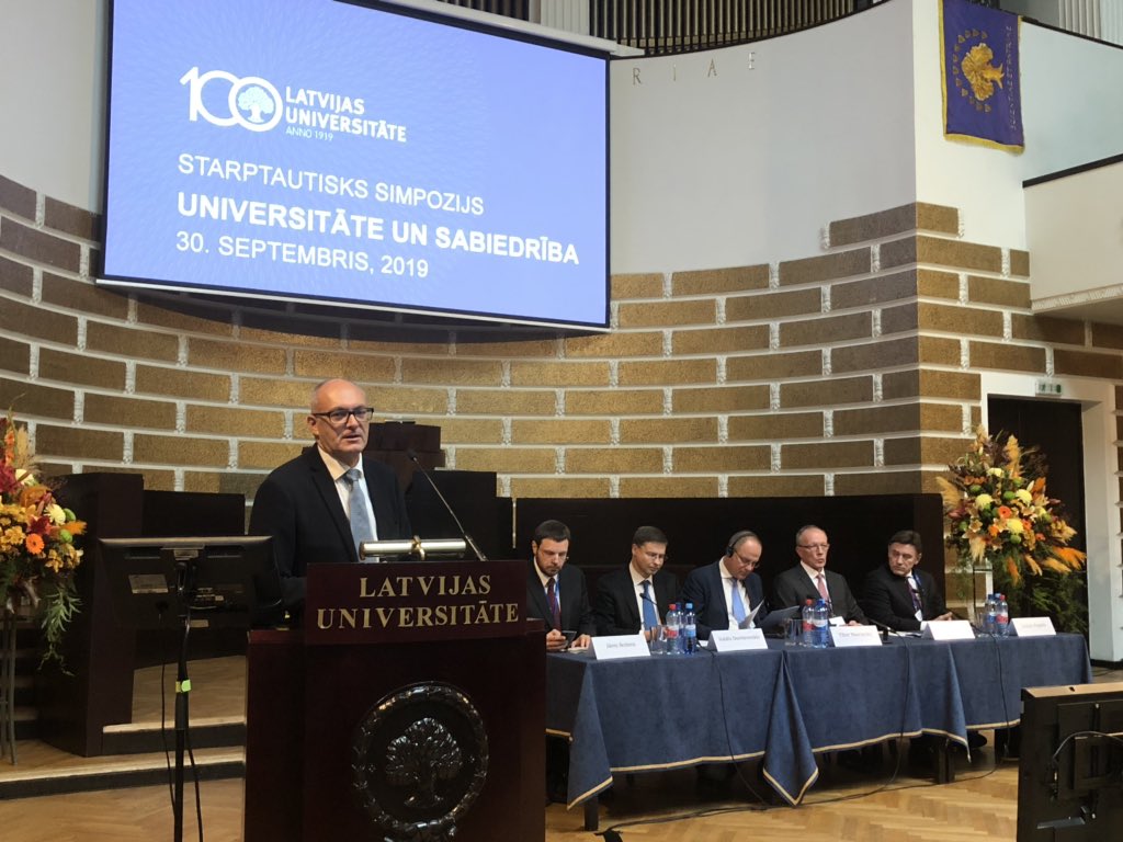 Sebastiano Fulci (@sebastianofulci) on Twitter photo Congratulations for the great symposium on University and Society during 💯 anniversary of <a href="/universitatelv/">Latvijas Universitāte</a> and many thanks to <a href="/VDombrovskis/">Valdis Dombrovskis</a> @TNavracsicsEU and to President Luciano Saso of <a href="/NetworkUnica/">UNICA Network</a> for interesting speeches Congratulations for the great symposium on University and Society during 💯 anniversary of <a href="/universitatelv/">Latvijas Universitāte</a> and many thanks to <a href="/VDombrovskis/">Valdis Dombrovskis</a> @TNavracsicsEU and to President Luciano Saso of <a href="/NetworkUnica/">UNICA Network</a> for interesting speeches