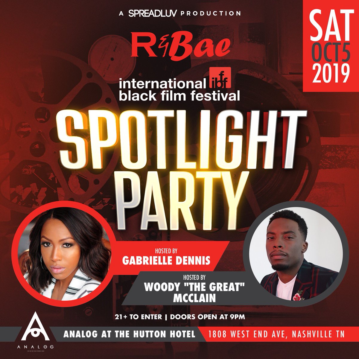 RandBaeMusic's tweet photo. Come out this Saturday and support @IBFFNashville at their #SpotlightParty! You will get the @RandBaeMusic experience with a touch of Hollywood! Tickets can be purchased at https://t.co/fkUPw20v5C. https://t.co/B7ii8ssLY4
