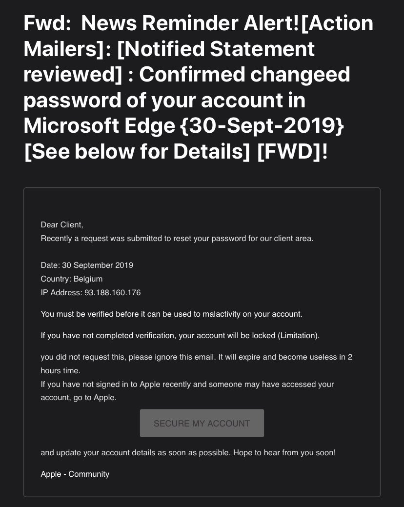vicajilau's tweet image. Apple always keeps my security safe or maybe it&apos;s not Apple? #SpoofingAttack #Malware #iOSsecurity #Apple