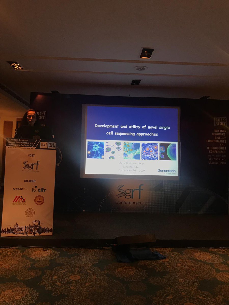 sgrfconferences's tweet photo. Happening right now in Malabar @TajLandsEnd - the newest, coolest technologies in genomics. If you want to know how to use these technologies in your research or are just interested in learning more, head on over!
#2019ngbt #science #scientificresearch #2019conference #Genomics https://t.co/Qr7b4QcAhB