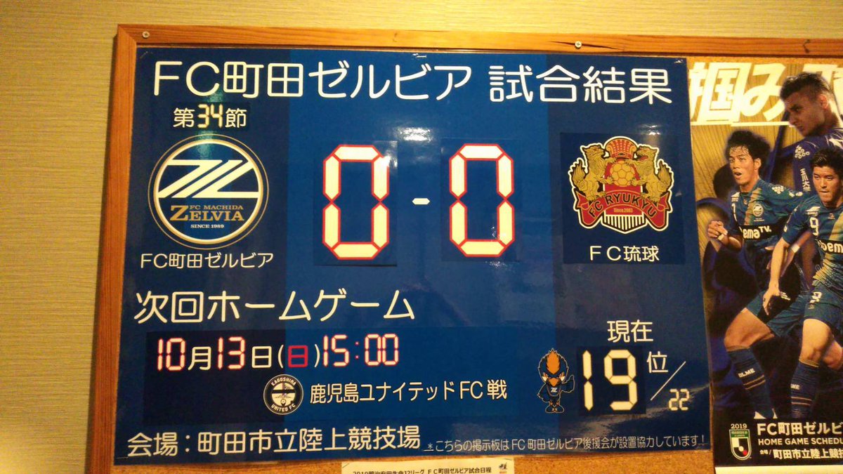 町田たまさ会 V Twitter 第34節 町田 0 0 琉球 とりあえず吾平 東京町田多摩境店様 に設置の試合結果掲示ボードを更新しました Zelvia ゼルビアポスター協力店 Tamasakai 町田たまさ会 V Twitter 第34節 町田 0 0 琉球 とりあえず吾平 東京町田多摩境店様 に設置の試合結果掲示ボードを更新しました Zelvia ゼルビアポスター協力店 Tamasakai