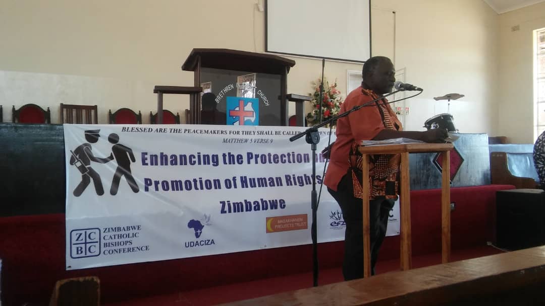 Enhancing the protection and promotion of Human Rights in Zimbabwe: A discussion with the security sector as to how they could effectively execute their constitutional responsibilities without undermining citizens' fundamental rights. @zccinzim @UDACIZA @EFZZIMBABWE @ZCBC