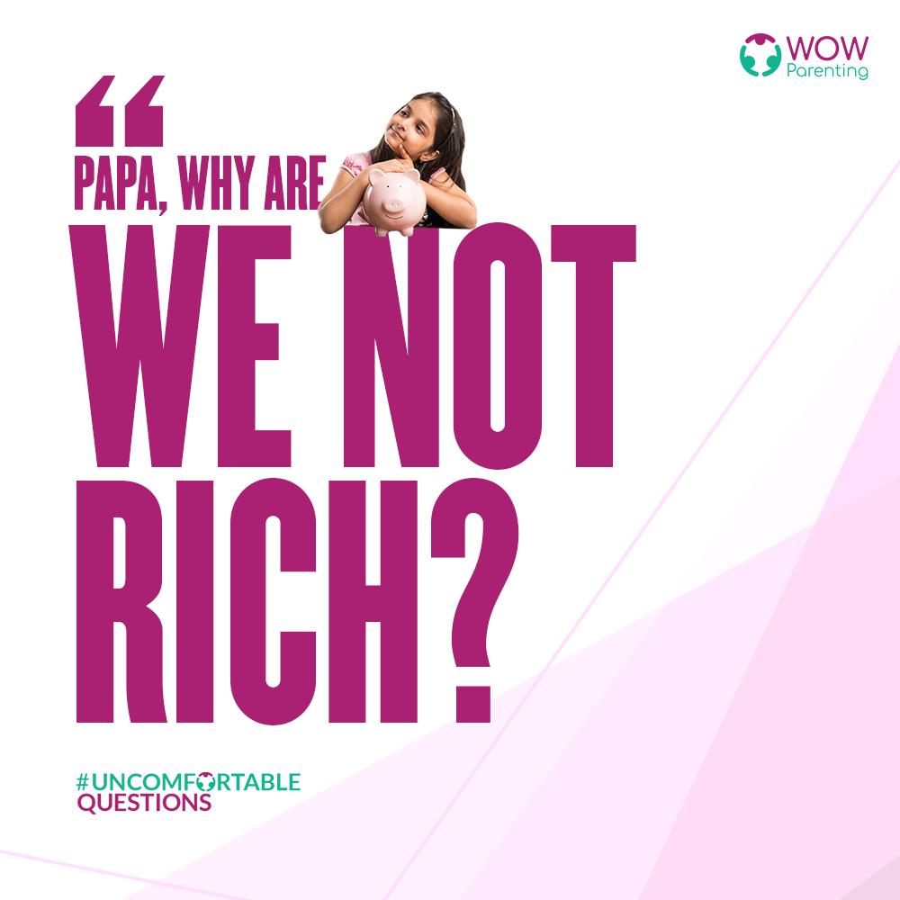 TheWowParenting's tweet photo. Money is a difficult concept for children to understand. It’s even more difficult to answer the #UncomfortableQuestions related to it. What would you consider while answering this question? https://t.co/XAJUs5iv3u

#WOWParenting #Parenting #ThingsKidsAsk https://t.co/xmc2mDxamZ