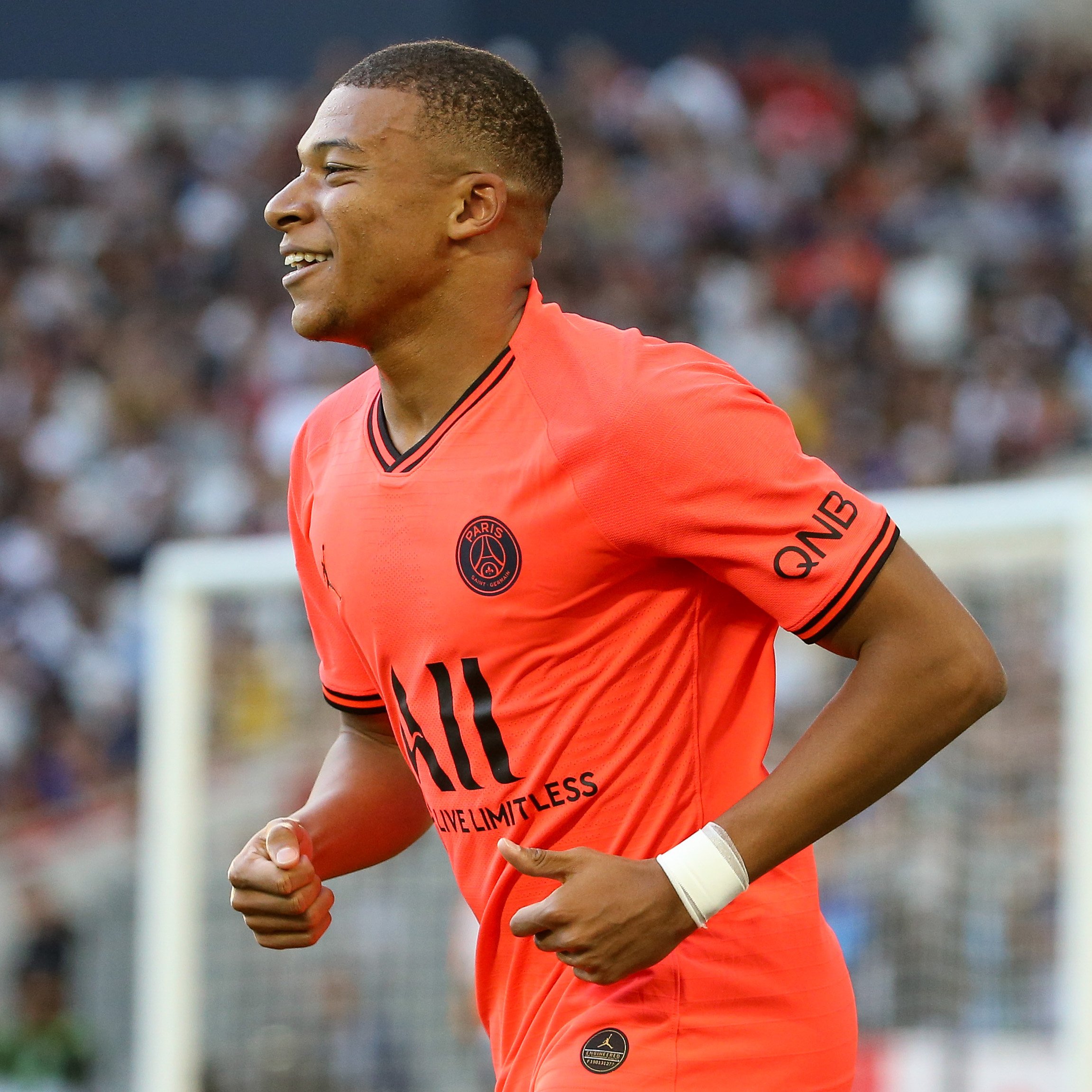 Mbappe orange store jersey