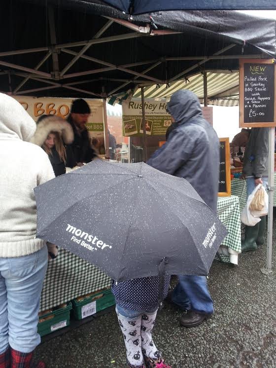 treaclemarket's tweet photo. Enormous thanks for all the doughty visitors who don waterproofs &amp; come to #TreacleMarket whatever the testy British Weather throws at us. Don't underestimate just how much your support is valued by our determined, small independent makers. #shopsmall #shoplocal #Macclesfield https://t.co/pakbf9Ydsc