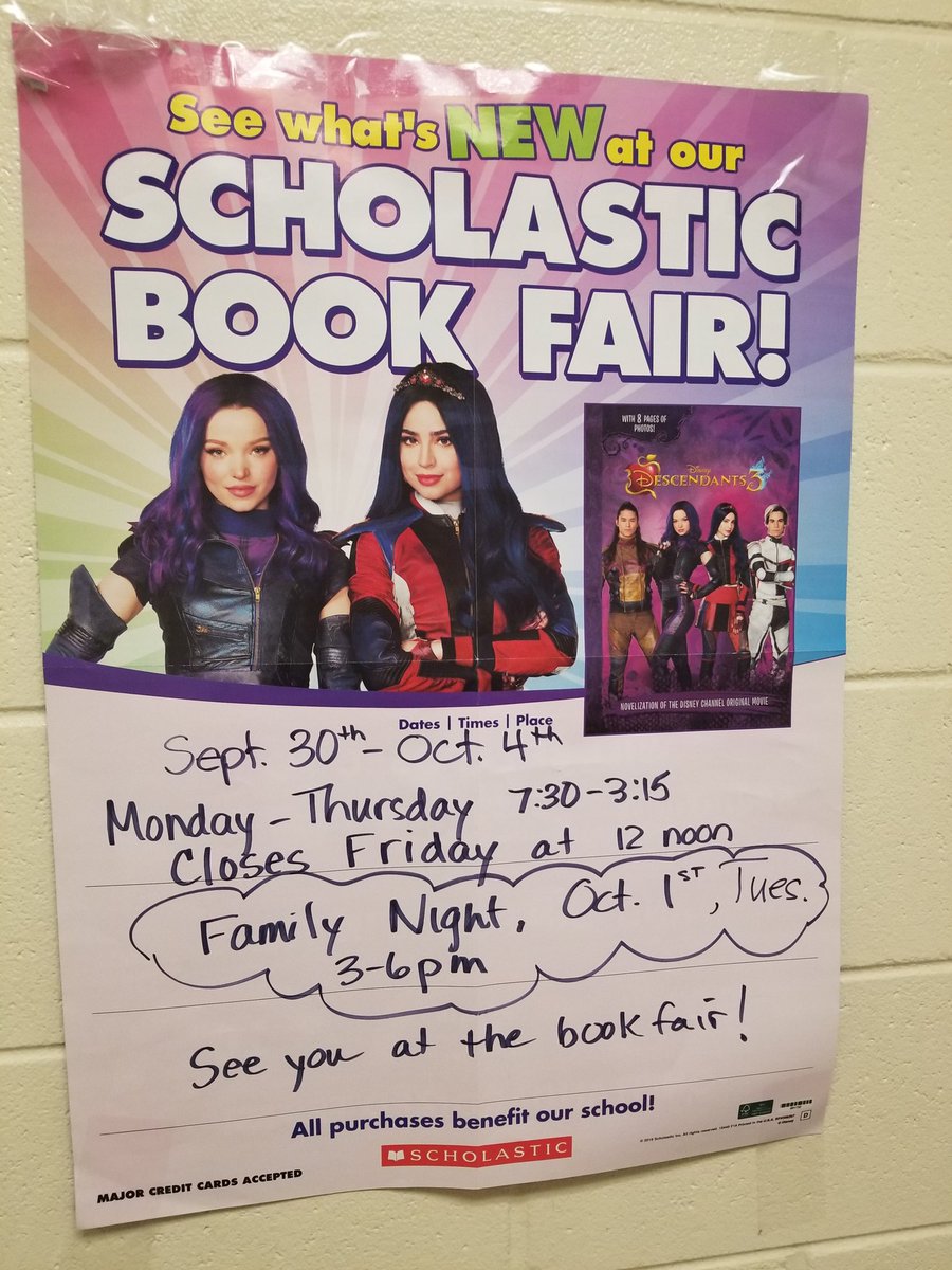 hgeheroes's tweet photo. We are so excited that it is book fair week!!!! Our family night is tomorrow from 3-6 pm! A huge thanks to Mrs. Hicks for her willingness and hard work to provide this for our students. https://t.co/ZjDyDANbVN