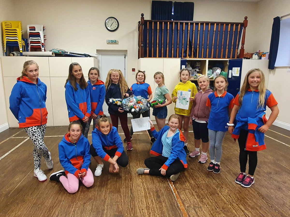 beans975's tweet photo. #FutureGirlActs 7th St Stephens guide unit in Guernsey. Have been taking action against plastic pollution  and created a turtle sculpture with plastic they had collected, made posters and videos. more to follow. https://t.co/2CuXdTkpbb