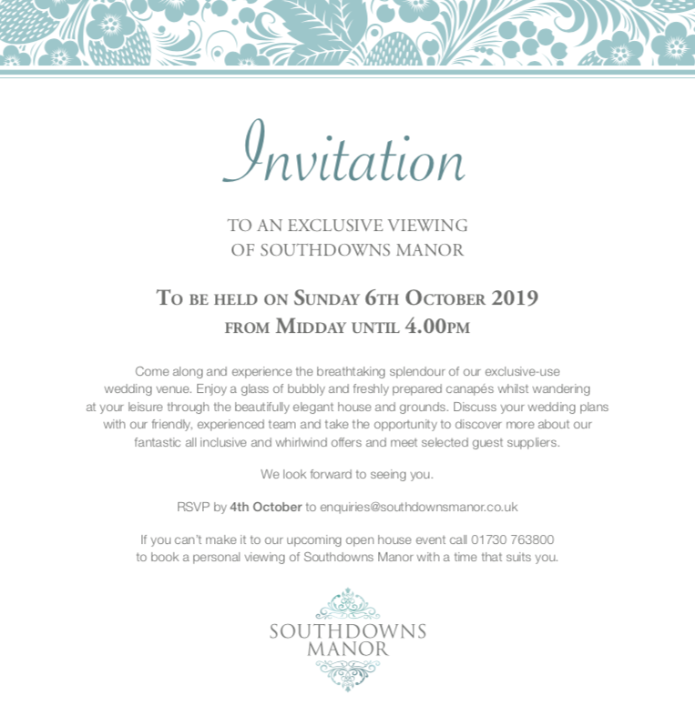 SouthdownsManor's tweet photo. Join us at Southdowns Manor - Luxury Wedding Venue Open Afternoon! 

#OpenDay #WeddingVenue #Autumnwedding #SouthdownsManor #WeddingOpenDay https://t.co/kHIGruQilH