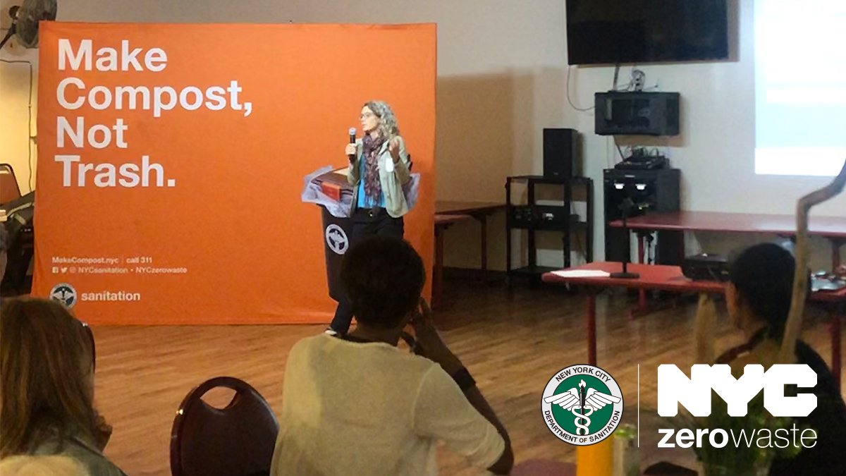 NYCzerowaste's tweet image. #Brooklyn: Join us on 10/3,7-9pm for a community meeting to learn about our #MakeCompostNotTrash campaign. We want to hear about your experience using the brown bins, so we can work together to make more compost in your neighborhood. Event is free.Sign up: makecompostbrooklyn.eventbrite.com