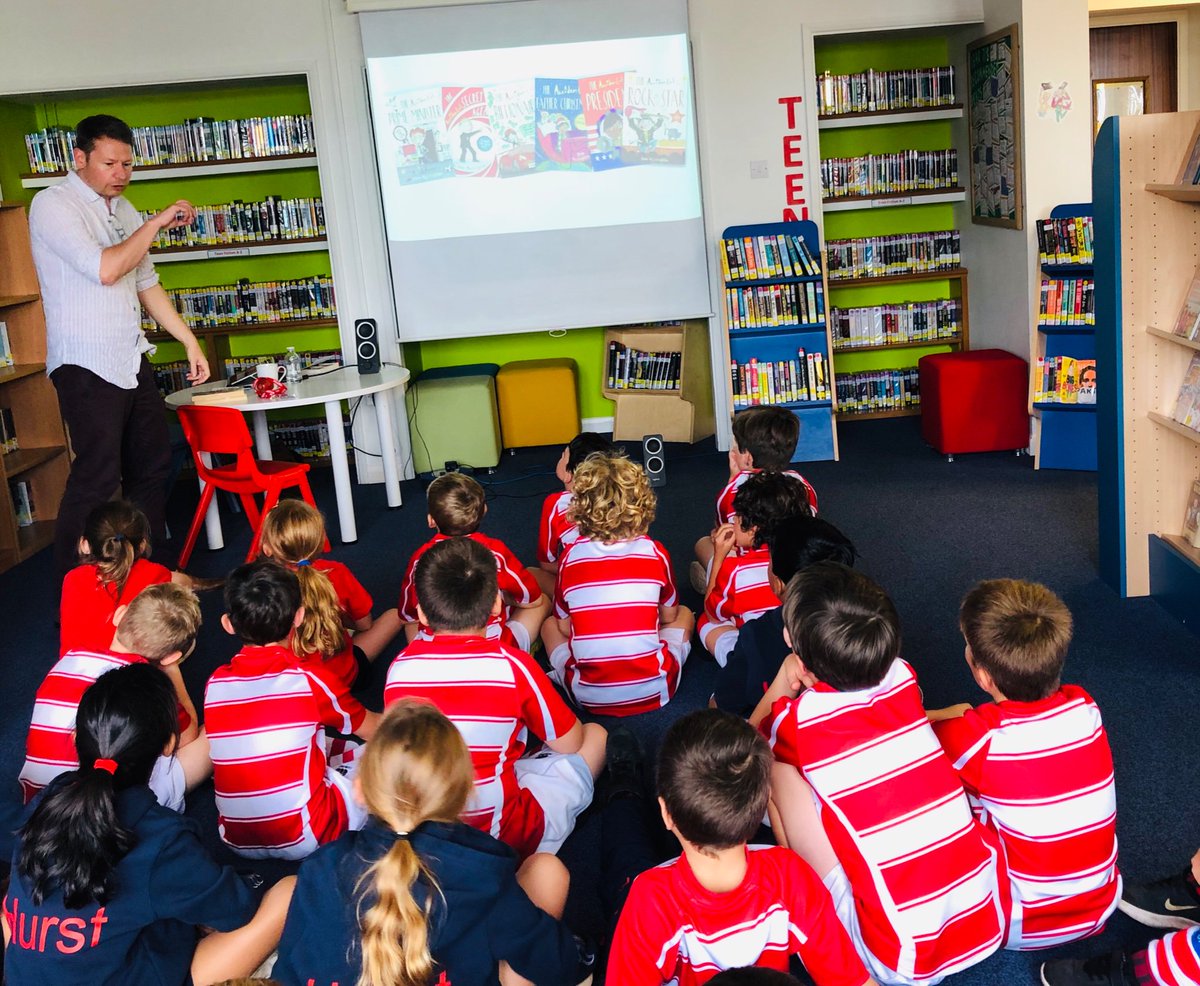More funny stories being shared by @_TomMcLaughlin who has a very captive audience #readingforpleasure #mondaythoughts #librarylife