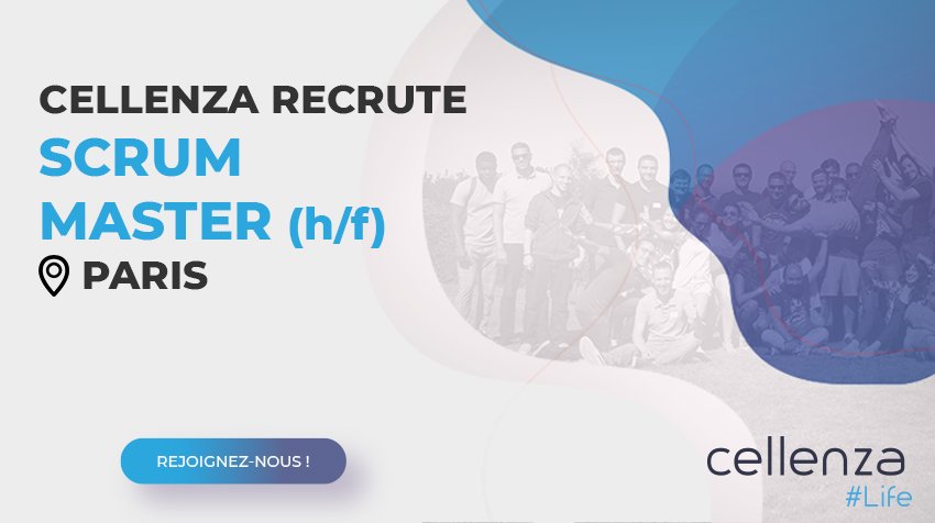 cellenza's tweet photo. Vous êtes passionné(e)s par l'agilité ? Rejoignez notre équipe de Scrum Master ! 

👉 https://t.co/bU3B8jmUMF https://t.co/Qe670S8RLv