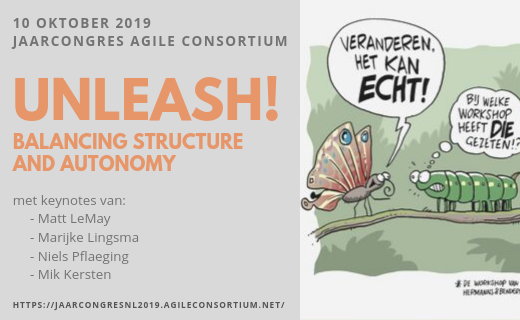 Hoe ontsluit je de kracht van Agile? Hoor er alles over tijdens ons congres op 10 oktober. Meer info: jaarcongresnl2019.agileconsortium.net/daily-agenda/