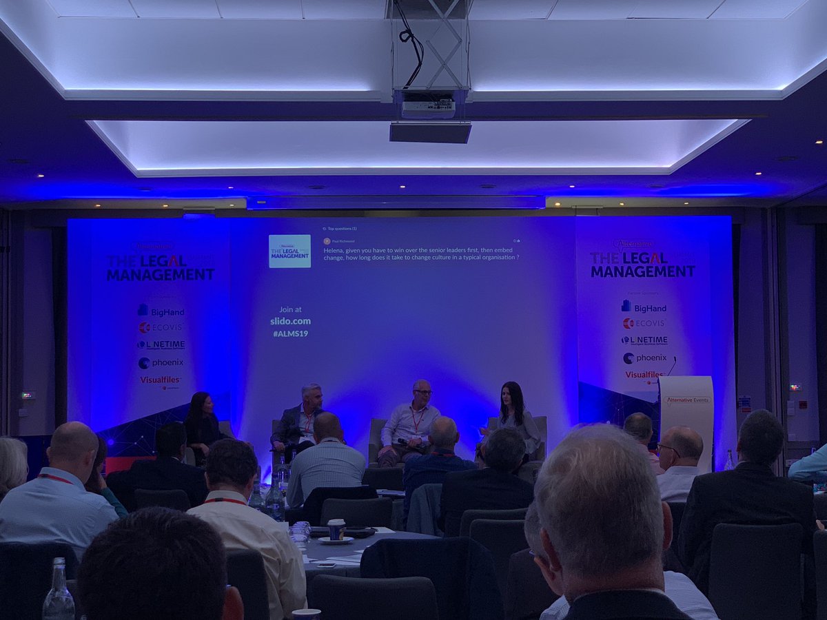 Alt_Insights_'s tweet photo. Now the Managing Partners have their say as we hear from @Knightsplc @CAPSTICKSLLP @DASLegalUK #ALMS19 #altlegalmgt #legalmanagement https://t.co/JsrV2bKV1G