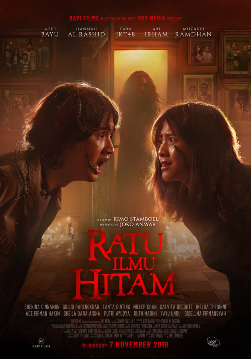 ariirham2's tweet photo. OFFICIAL POSTER “Ratu Ilmu hitam” Tayang 7 November 2019 Di seluruh bioskop indonesia!! #ratuilmuhitam #filmindonesia https://t.co/NGmXMMtkr4