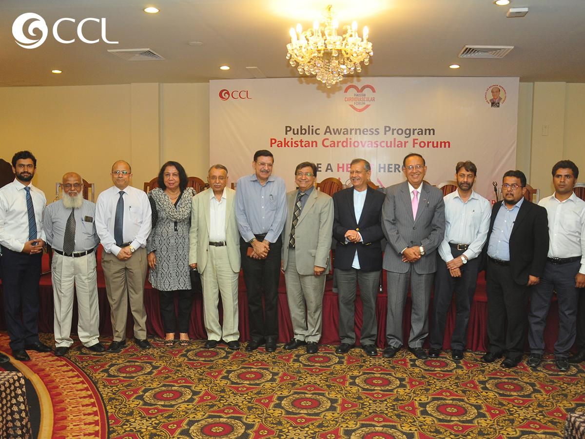 cclholdings's tweet photo. A seminar titled "Be A Heart Hero,” was recently held to mark the globally celebrated day, World Heart Day by CCL Pharmaceuticals in collaboration with the Pakistan Cardiovascular Forum and Mir Khalil-ur-Rahman Memorial Society (MKRMS) in Karachi. https://t.co/nrY2ChUKbp