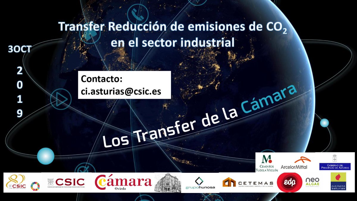 CSICasturias's tweet image. 3 de octubre. Transfer "Reducción de emisiones de CO2 en el sector industrial", cumpliendo con los Objetivos de Desarrollo Sostenible @Cooper2030ods 
d-asturias.csic.es/los-transfer-d…
@ArcelorMittalES @neoalgae @EnergiaEDP @CETEMAS #pelletsasturias #hunosa @GobAsturias @incarCSIC