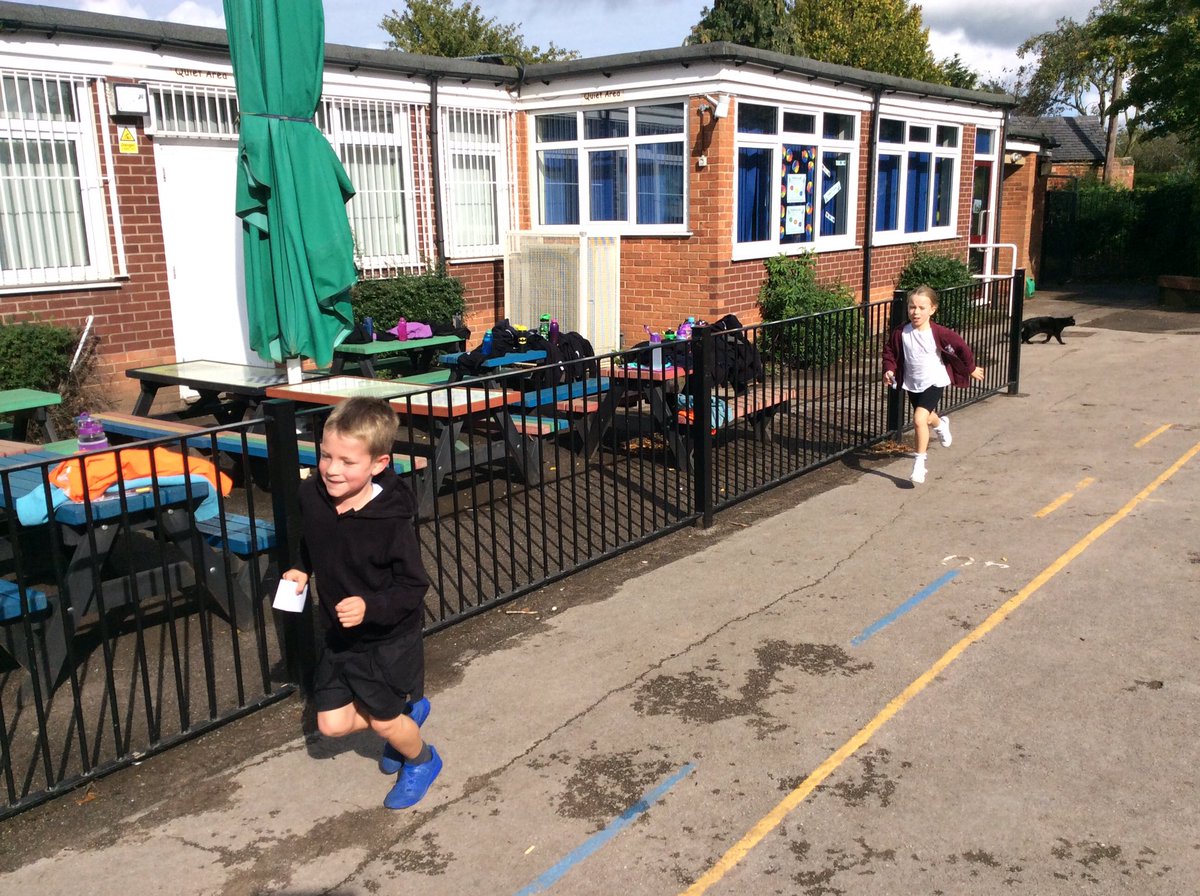 JORPS_1's tweet photo. And theyโre off! Year Two have started their Fighting Fit week with their first #dailymile. All children took responsibility for their safety around the course and tried hard to be honest about how many laps they completed. #responsibilityrocks #honestyisthebestpolicy https://t.co/uhrAckopxr