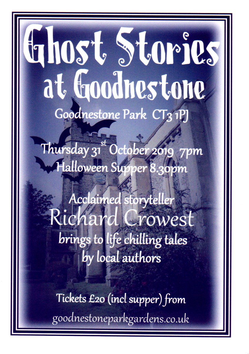 Goodnestone Park (@goodnestonepark) on Twitter photo Head over to our website to secure your tickets for this special spooky event - scary stories and supper
<a href="/VisitDover/">White Cliffs Country</a>
<a href="/RichardCrowest/">Richard Crowest</a>
<a href="/VisitSandwich/">Visit Sandwich</a>
<a href="/VisitKent/">Visit Kent</a>
<a href="/MRJamesPodcast/">M.R. James Podcast</a>
goodnestonepark.co.uk/ghost-stories-… Head over to our website to secure your tickets for this special spooky event - scary stories and supper
<a href="/VisitDover/">White Cliffs Country</a>
<a href="/RichardCrowest/">Richard Crowest</a>
<a href="/VisitSandwich/">Visit Sandwich</a>
<a href="/VisitKent/">Visit Kent</a>
<a href="/MRJamesPodcast/">M.R. James Podcast</a>
goodnestonepark.co.uk/ghost-stories-…