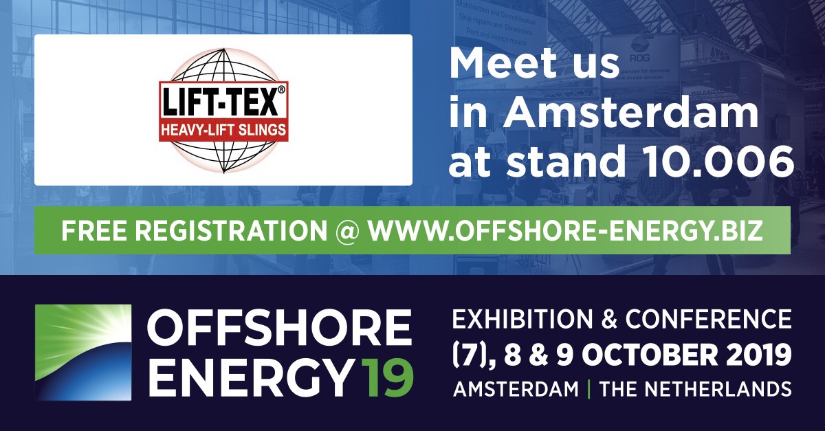 One more week to the Offshore energy in Amsterdam! Come visit Lift-Tex at stand #10.006 and discover our complete range of EXTREEMA® products! <a href="/navingooe/">Offshore Energy</a> #oeec #Lifttex #extreema #heavylift