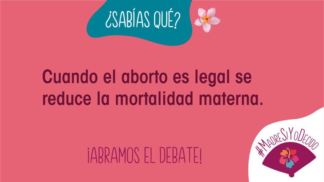 promedehum's tweet photo. #AbramosElDebate Argumentemos desde los hechos, la ciencia y el Derecho. ¡No desde los prejuicios!
@100Estrogeno #TeInforma #TeEduca #TeCuestiona #MadreSiYoDecido https://t.co/RUCaPtLJ6v