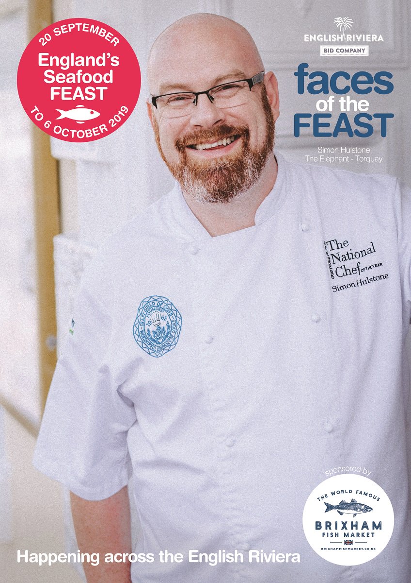 Our final chef on ‘Face of the Feast’ is Mr Simon Hulstone, Owner of @elephantrest Head to our Facebook or Insta to read his story! @Hulstone #FacesOfTheFeast #EnglandsSeafoodFeast