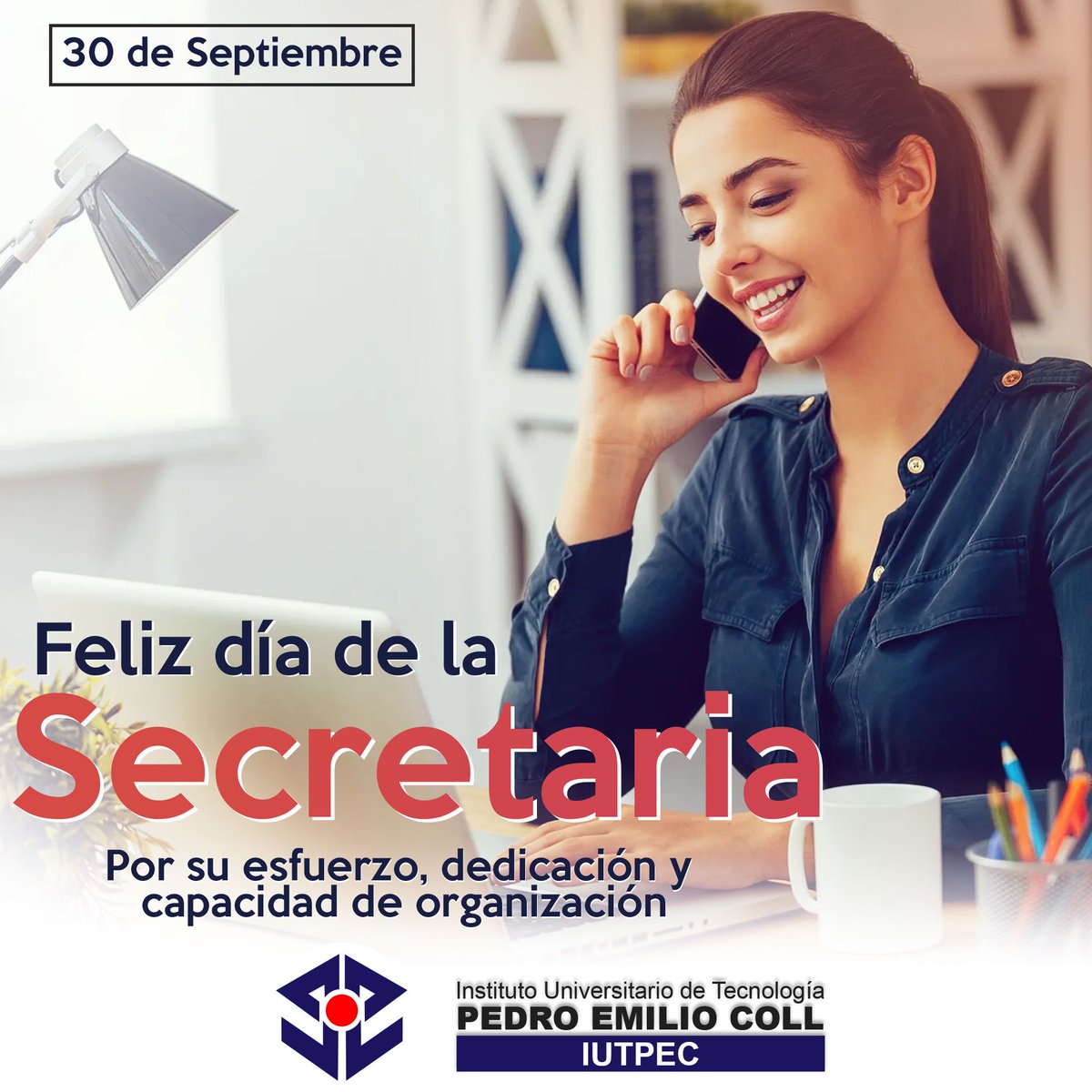 Felicidades a todas las secretarias en su día, muy especialmente a cada una de las que año tras año han demostrado su compromiso incondicional con nuestra institución. Feliz día!🌷💗.
#DiaDeLasSecretarias #Secretarias
#SomosIUTPEC #TuMejorOpcion