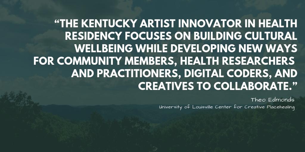 ideasxlab's tweet photo. ICYMI: In partnership w/@ULCCP, we launched a call for the Kentucky Artist Innovator in Health Residency - deadline to apply is Oct 9, 2019! 

More via @TheLaneReport:
https://t.co/BISyeUORKI
#CultureShapesHealth #PowerofArt #ArtistResidency #ideasxlab #kentucky #innovation https://t.co/HrB6WqcXja