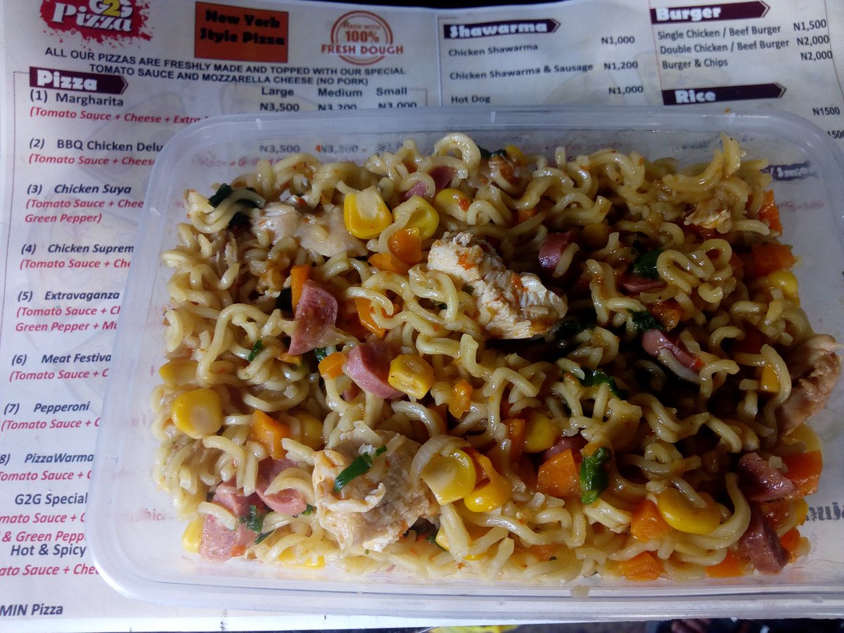 G2gPizza's tweet image. Satisfy your cravings 🍔🍟💪

Kindly Call/WhatsApp: 07087767750 to place your order, We deliver within Abuja.

#AbujaTwitterCommunity #Dianeforthemoney #MercyForTheMoney #Froddfor60m #GalaxyNote10 #JoeAbah #Nigeria #mondaythoughts #MondayMood #BBNaija2019 #Tacha #Rt