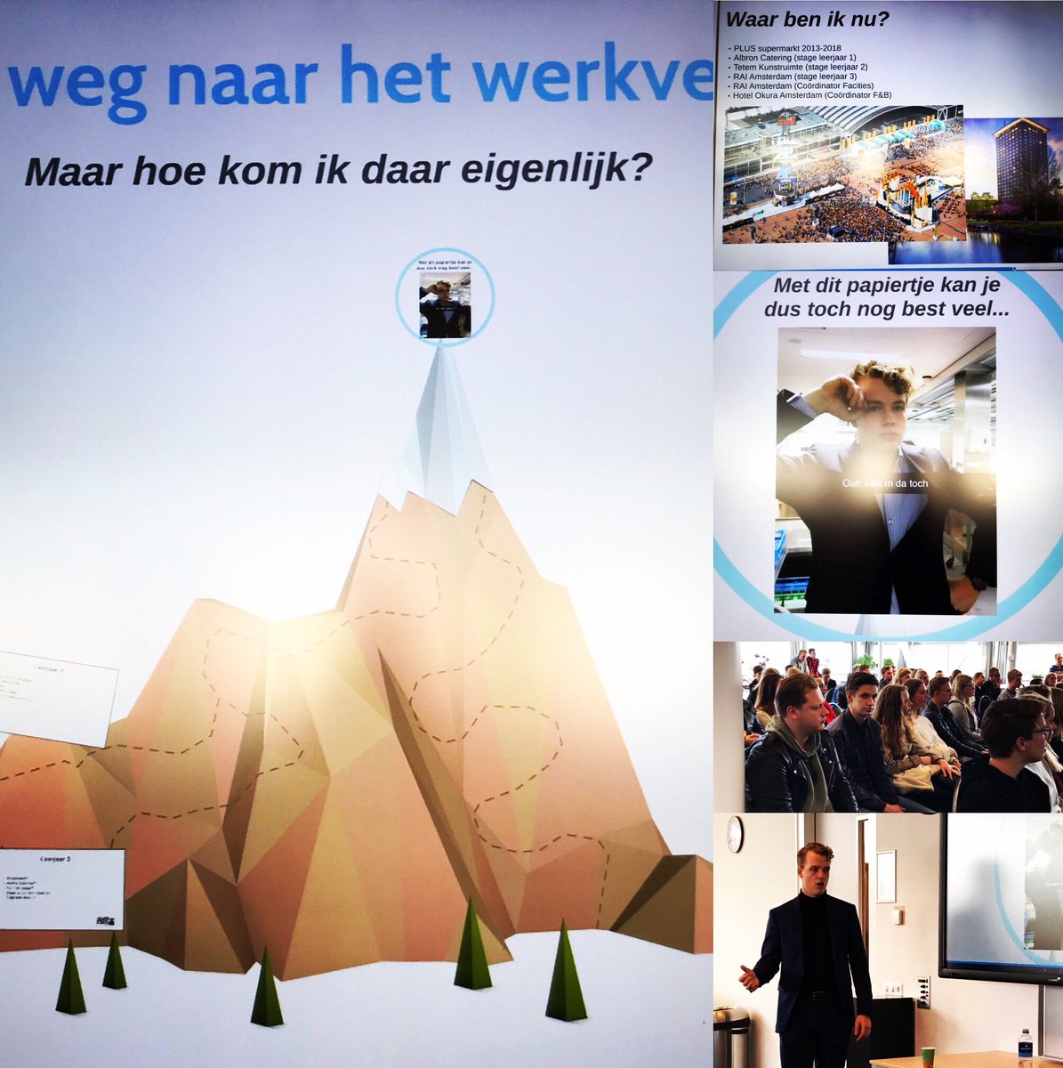 Gastles in de WUBA <a href="/rocvantwente/">ROC van Twente</a> door oud student Daan Damink. Hoe verliep zijn (school)loopbaan? 
Zijn doel was te wonen en werken in Amsterdam. Dat is hem gelukt! Stage lopen en werken bij de RAI. Nu werkt hij als F&amp;B coördinator bij het Hotel Okura Amsterdam 
#trots #alumni