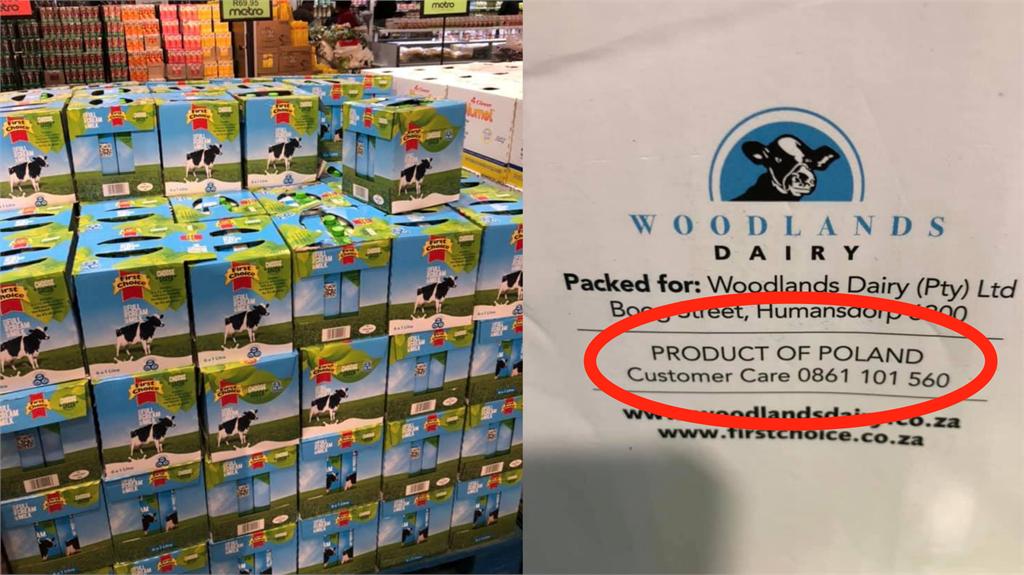 BISouthAfrica's tweet photo. Some βfarm-fresh milkβ in South Africa is actually imported from Poland β hereβs how to tell https://t.co/8EjqRKpuMz #FirstChoiceMilk https://t.co/IpK8SGvUuH