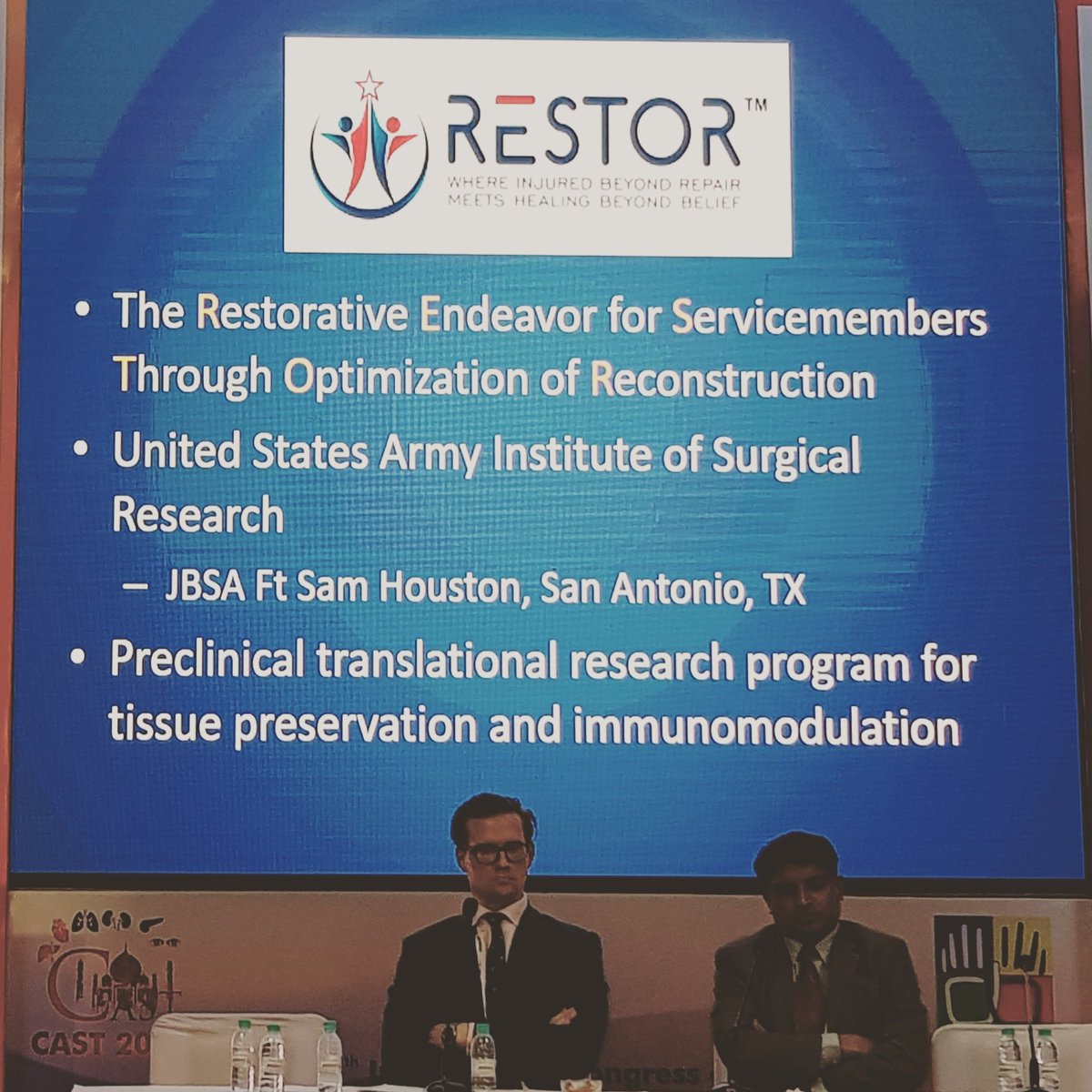 AntonFries's tweet photo. Great to chair military session at ISVCA meeting today and see work from San Antonio team #isvca #plasticsurgery #handtransplant #facetransplant #india #delhi https://t.co/HOS7zXRUzc