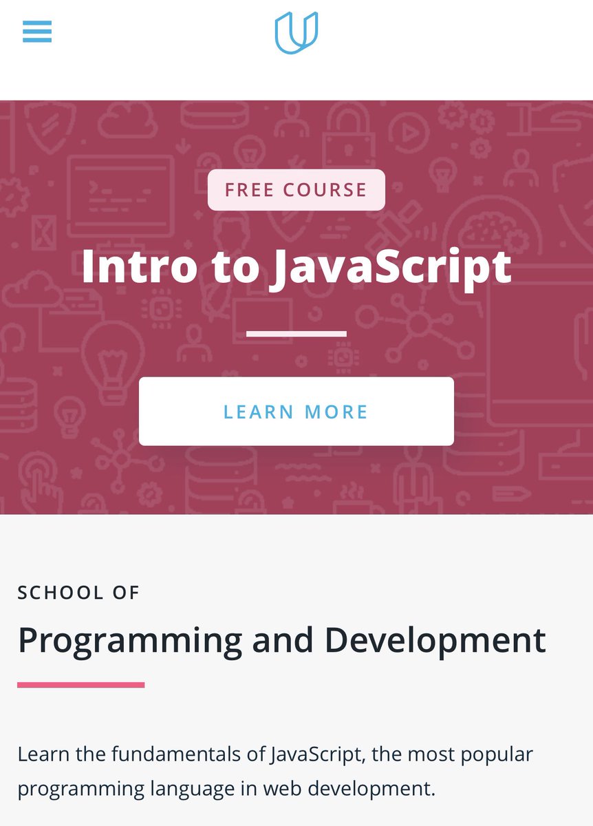 PrograminLovers's tweet image. لو محتاج تتعلم أساسيات جافا سكربت ، ده كورس مجاني من udacity مترجم للعربي بيشرح أساسيات جافا سكربت بسهولة من مدربين محترفين وبشكل سهل .
udacity.com/course/intro-t…