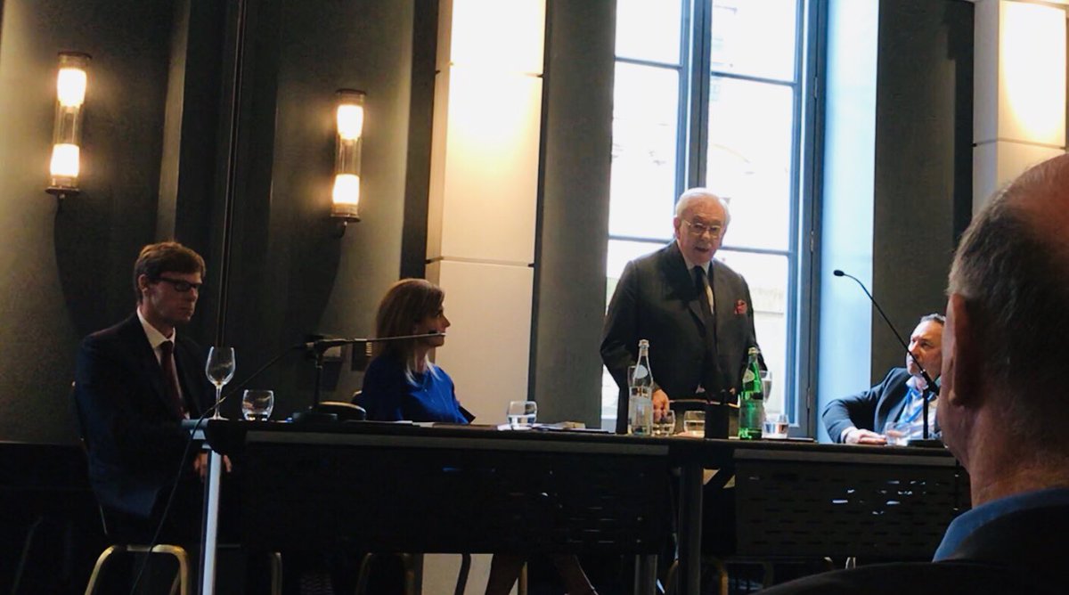 StandUp4Brexit's tweet photo. “Brexit is a struggle for the very soul of Britain. If it fails we are finished. If it fails that sense of rootedness will dribble away” David Starkey at @world4brexit #CPC19

#StandUp4Brexit https://t.co/qYO4oo7yWd