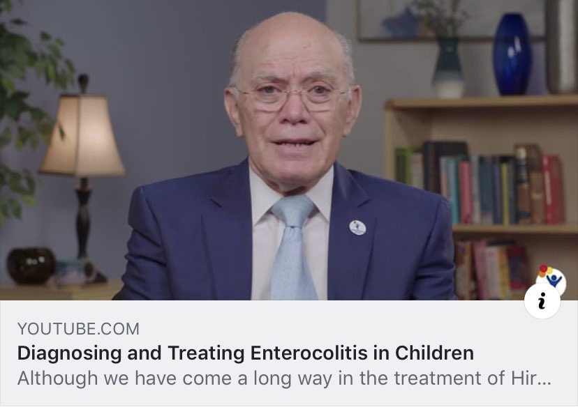 DrsPenaBischoff's tweet photo. Despite a technically correct operation for Hirschsprung disease, enterocolitis still happens in 30% of patients. In this video, Dr. Peña explains how to diagnose and treat enterocolitis: https://t.co/oVAPstsuXA #pedsurg  #colorectalsurgery #pedscolorectal https://t.co/yzYRAGFuTT