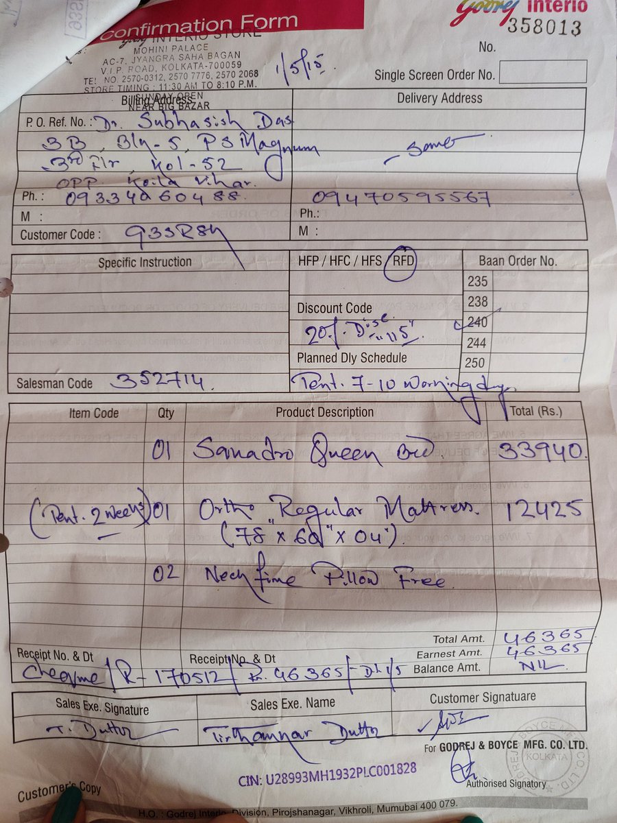 Godrej Interio India on Twitter "Dear Ishita, We regret the unpleasant