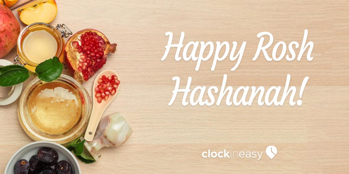 clockineasy's tweet photo. Have a Happy Rosh Hashanah from Team ClockInEasy! #RoshHashanah https://t.co/1BiTp4t0nS