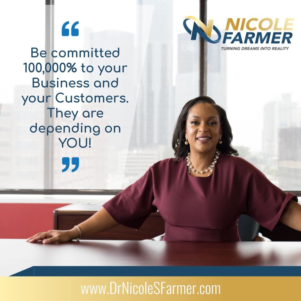 LifeLineDetroit's tweet image. "Be committed 100,000% to your Business and your Customers. They are depending on YOU!" - Dr. Nicole Farmer