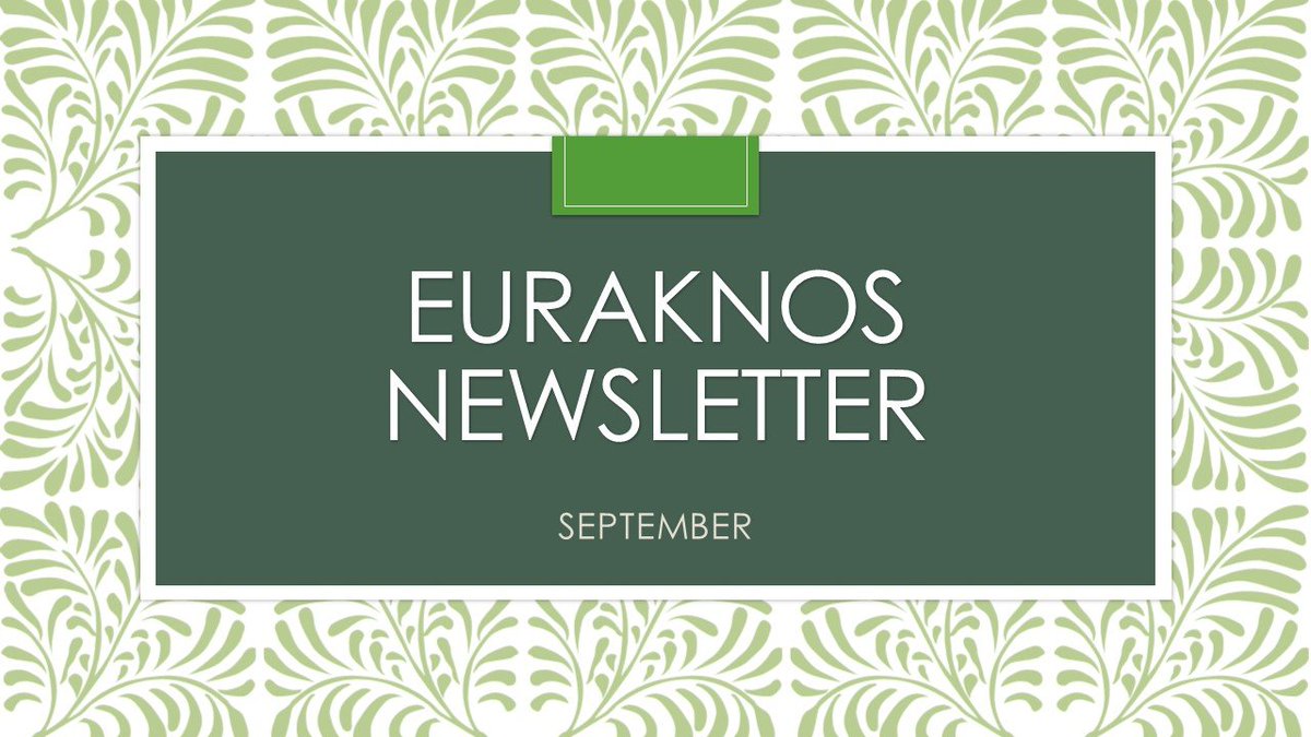 The 4th newsletter is out: have a look to euraknos news, but also #oknetarable, @LegumeHubEU, @shortfoodchain, @HennovationEU, @ProjectDisarm, @Incredibforest  and @liaison2020 🚩🇪🇺
@EIPAGRI_SP @ENRD_CP 
mailchi.mp/77398d6dcbda/e…