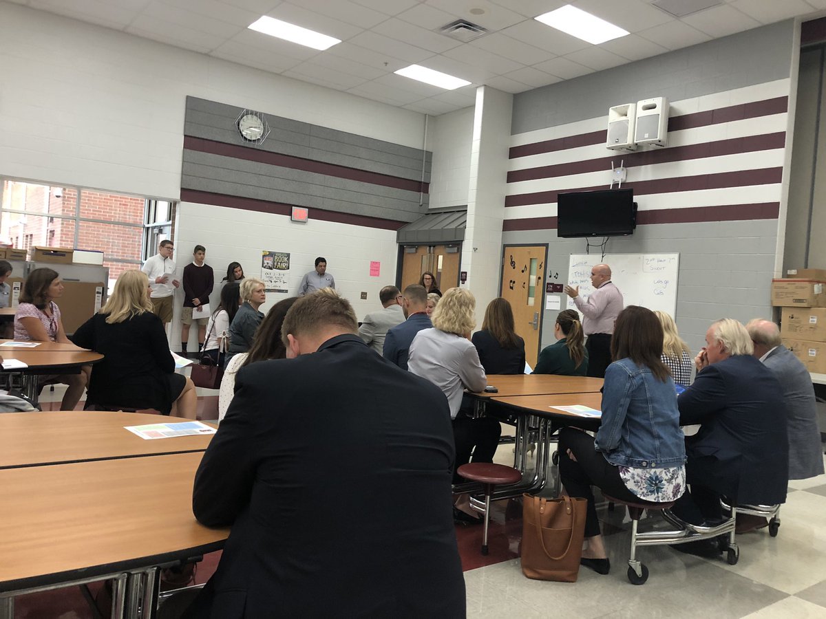 ESConsortium's tweet image. First stop Heritage Middle school!