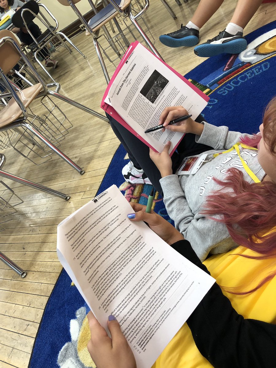MTMattiace's tweet image. Reading a paired text today about migrant workers, like our friends Lennie &amp;amp; George, in Honors English to expand our exposure to informational text! 📚 #WeeRead #7thGradeRocks #flexspace @WeehawkenTSD @RobFerullo4 @FAmato53 @EricCrespoEDU