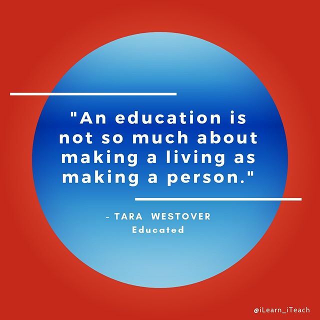 glendadehoyos's tweet photo. "An education is not so much about making a living as making a person."
- Tara Westover / EDUCATED
•
•
•
#TaraWestover #Educated #EducatedBook #mustreadbook
#MondayThoughts
#quote #quotes #quoteoftheday
#quotestoliveby
#neverenoughquotes
#quotecol… https://t.co/PgDNo9jdDy https://t.co/YpFwaHo1Jq