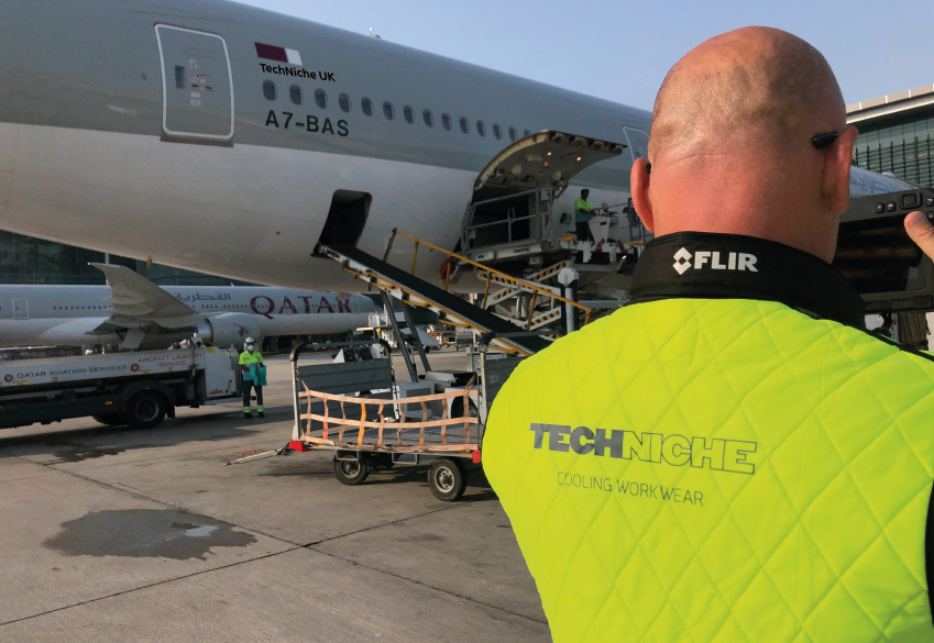 TechNiche Cooling Workwear (@technicheeurope) on Twitter photo The team have been very busy working in the heat in #Qatar with the best airline in the world. Even with 78% humidity Hyperkewl Plus is capable of providing cooling, continuously improving workers welfare #hyperkewlplus #qatarairways #heatstress #coolingworkwear #stayqool <a href="/flir/">Teledyne FLIR</a> The team have been very busy working in the heat in #Qatar with the best airline in the world. Even with 78% humidity Hyperkewl Plus is capable of providing cooling, continuously improving workers welfare #hyperkewlplus #qatarairways #heatstress #coolingworkwear #stayqool <a href="/flir/">Teledyne FLIR</a>