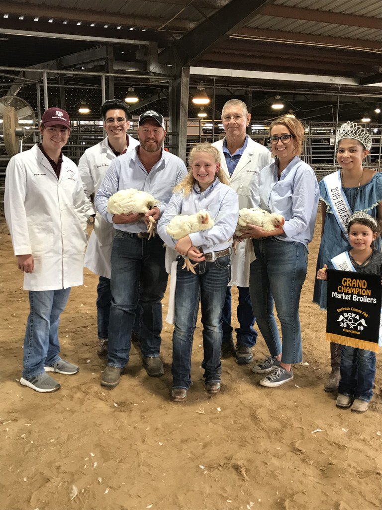 SnookISD's tweet photo. Snook FFA members had a great Poultry Show this morning. 
Jalee Baumann, Jaxson Brisco, Jaycie Brisco, Avery Kovar and Hagan Sebesta had a success show.

Snook ISD student Reese Flanagan also came away with Grand Champion Broilers!
Post 1 of 2 https://t.co/Uggmg0BuO7