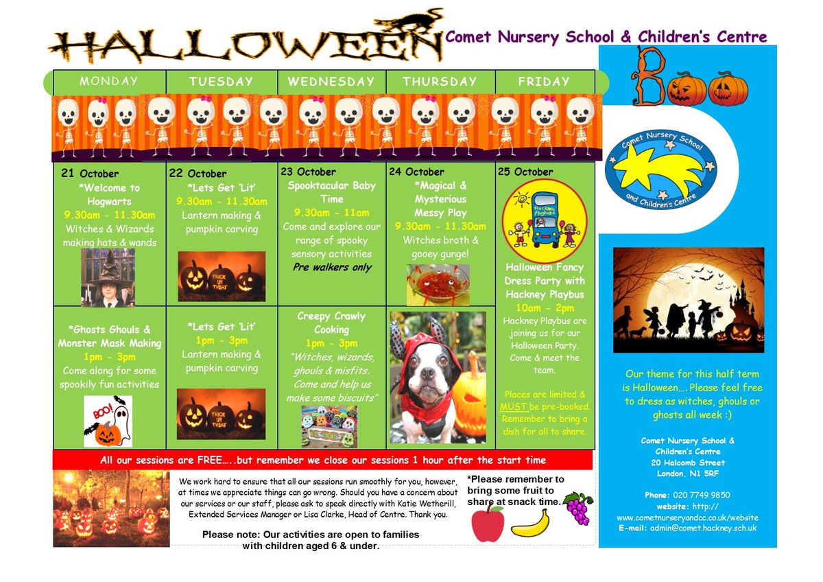 Comet Nursery School & Children's Centre tweet media