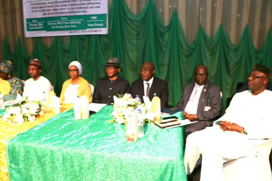nigerianports's tweet photo. Engagement with officers and staff at the Dockyard is over; the team has now arrived at the Dome Hall, venue of the interactive session with Terminal Operators, Shipping companies, Freight Forwarders, Shipping Agents and other relevant stakeholders. https://t.co/sgWJ7F3djv