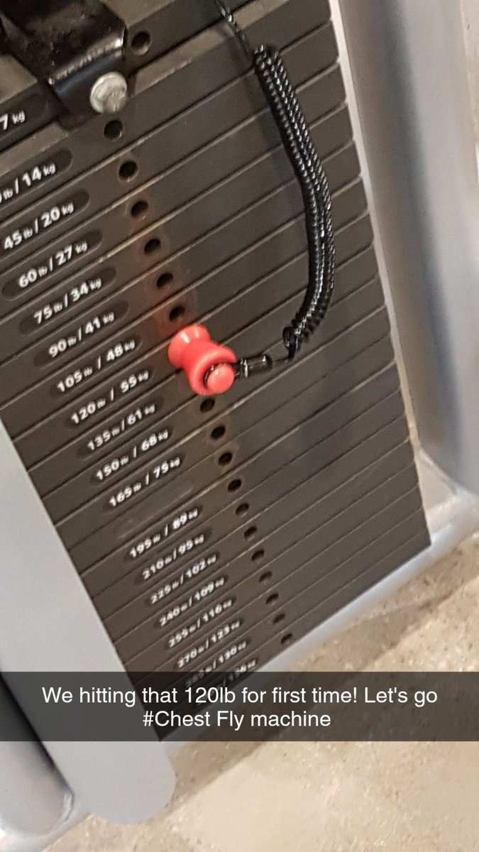 desipaaji's tweet image. 120lb first time ever with Chest fly machine #PersonalBest
#LetaGo #MondayMotivation #gym #life