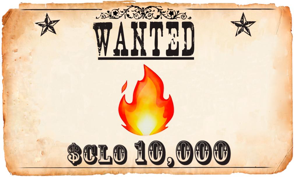 Every day during the week, one of our tweets will have a special character will you be able to recognize it?
For a chance to win 10,000 $CLO:

- Find our tweet with🔥
- Like it
- Retweet it
- Follow our twitter account

#CLO #CallistoNetwork #Bounty #Airdrop #Giveaway #AltSeason
